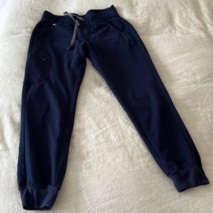 S FIGS navy blue jogger pants